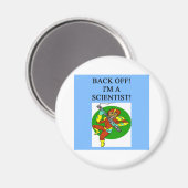 strenger Wissenschaftler Magnet (Vorderseite/Rückseite)