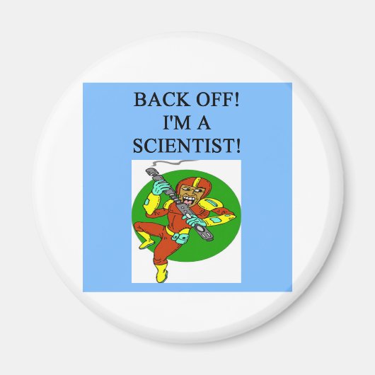 strenger Wissenschaftler Magnet (Vorne)