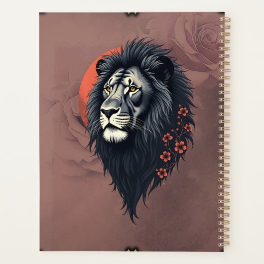 Strength and delicacy united, a black lion planer (Rückseite)