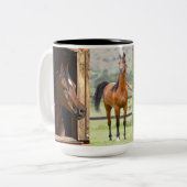 Strength, Courage and Power Zweifarbige Tasse (Vorderseite Links)