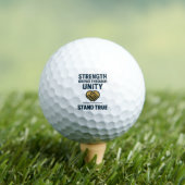 Strength grows through unity stand true prompt golfball (Insitu T-Shirt)