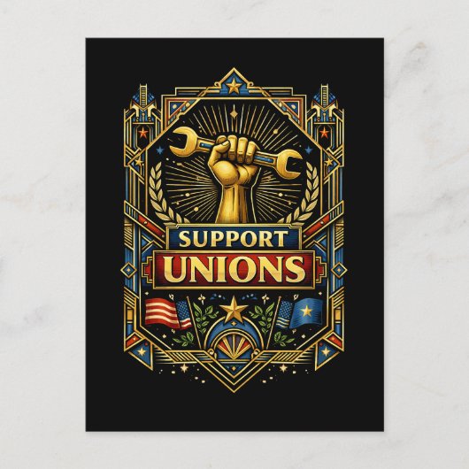 Strength in Solidarity Postkarte (Vorderseite)