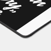 "Strength in Style. Power in Every PIece." Deskmat (Ecke)