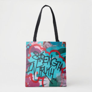 Strength In Truth graffiti Tasche