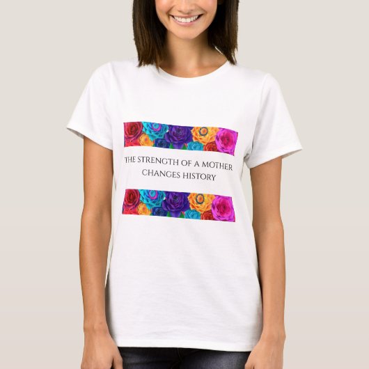 Strength of a Mother Women's Basic T-Shirt (Vorderseite)