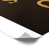 Strength Unlocks Success – Motivational Poster (Ecke)