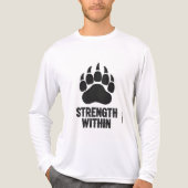 Strength Within – Pet Lover Embroidery Digitizing Tri-Blend Shirt (Vorderseite)