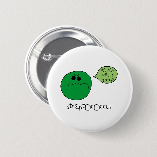 Streptokokke Button (Vorne & Hinten)