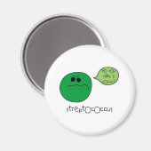 Streptokokke Magnet (Vorderseite/Rückseite)