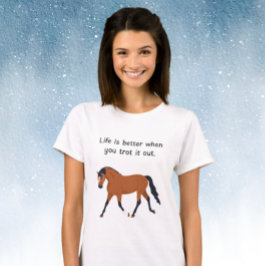 Stress abbauen mit deinen Pferden T-Shirt