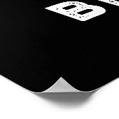 Stress Beaters Funny Baking Whisk Pub Dark BG Poster (Ecke)