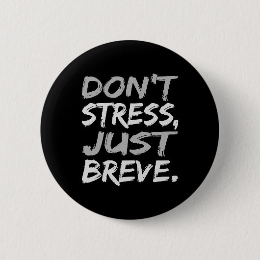 Stress Breve Dyslexie Bewusstsein Silver Graphi Button (Vorderseite)