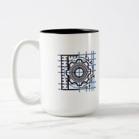 Stress → Dehnung → Kaffee | Mechaniker Tasse