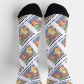 Stress dich nicht über die Fehler der Welt aus Socken (Oben)