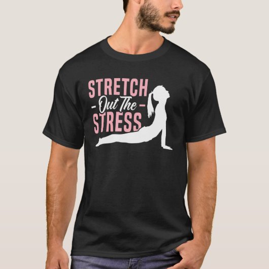 Stress Fitness spirituelles Workout Y T-Shirt (Vorderseite)