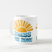Stress Free Zone Kaffeetasse (Vorderseite Links)