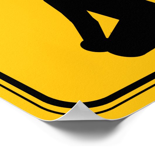 Stress Free Zone Print Poster (Ecke)