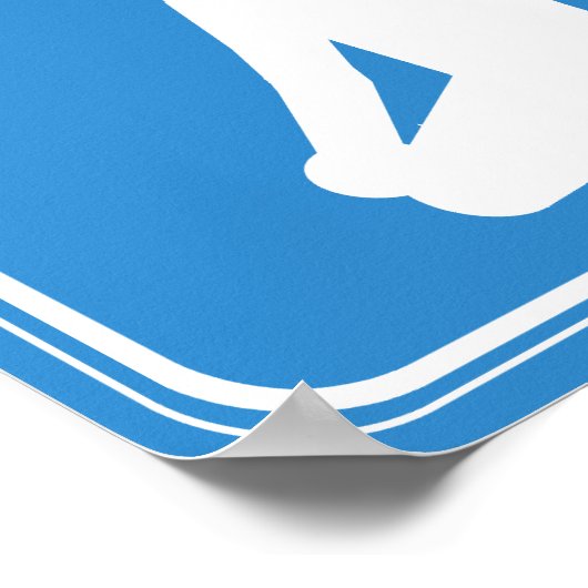 Stress Free Zone Print Poster (Ecke)