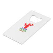 Stress für diesen Muskel | Die besten Gymnastikges Geldbeutel Flaschenöffner (Rückseite Schrägansicht)