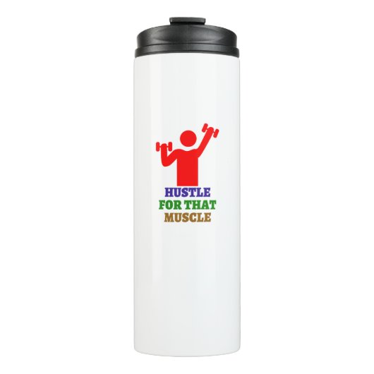 Stress für diesen Muskel | Die besten Gymnastikges Thermosbecher (Vorderseite)