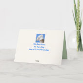 Stress! Geburtstag von Hühnern und Rooster Karte (Rückseite)