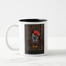 Stress, Hustel, Stress, Hustel Zweifarbige Tasse