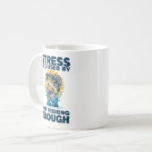 Stress is Caused by Not Fishing Enough Fishing Kaffeetasse (Vorderseite Links)