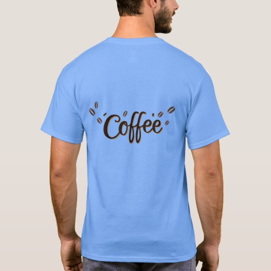 Stress is combated with coffee T-Shirt (Rückseite)