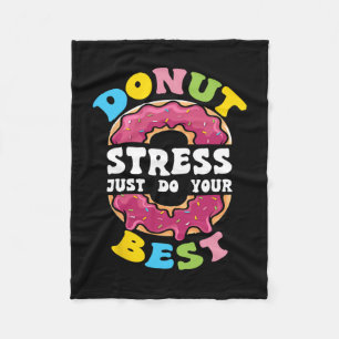Stress macht einfach Ihren besten Testtagslehrer 1 Fleecedecke