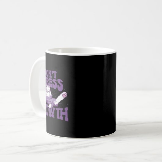 Stress Meowith National Stress Awareness Mont Kaffeetasse (Vorderseite Links)