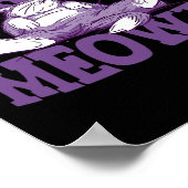 Stress Meowith National Stress Awareness Mont Poster (Ecke)