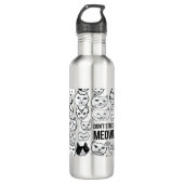 Stress Meowt Funny Cat Aluminium Wasserflasche Edelstahlflasche (Vorderseite)