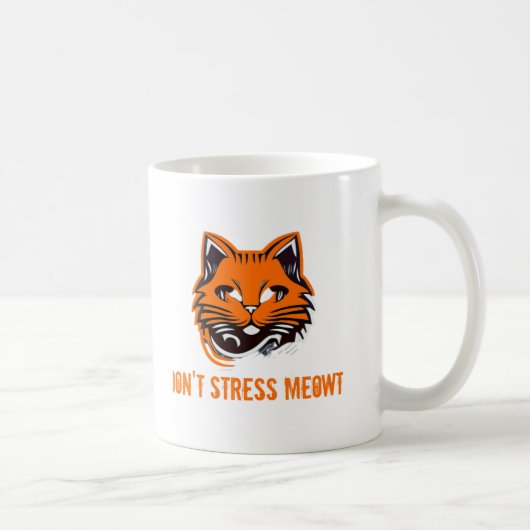 Stress Meowt nicht Kaffeetasse (Rechts)