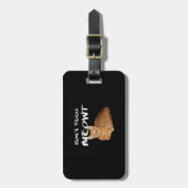 Stress Meowt nicht - Orange Cat Stress Me out Gepäckanhänger (Vorderseite vertikal)