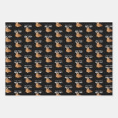 Stress Meowt nicht - Orange Cat Stress Me out Geschenkpapier Set (Vorderseite 2)