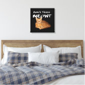 Stress Meowt nicht - Orange Cat Stress Me out Leinwanddruck (Insitu (Schlafzimmer))