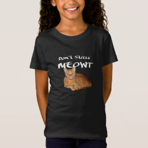 Stress Meowt nicht - Orange Cat Stress Me out T-Shirt
