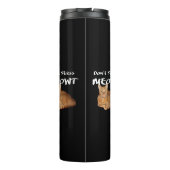 Stress Meowt nicht - Orange Cat Stress Me out Thermosbecher (Rückseite)
