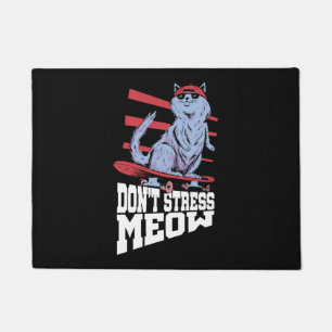 Stress mich nicht Stressbewusstseinsmonat Fußmatte