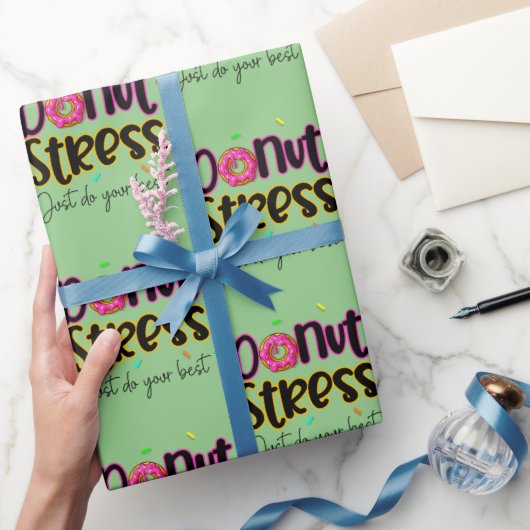 Stress nicht nur dein Bestes geben Geschenkpapier (Schenken)