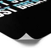 Stress nicht nur ein Geschenk Nerven Spannung Poster (Ecke)
