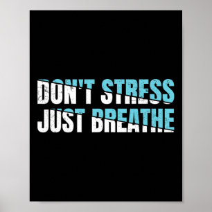 Stress nicht nur ein Geschenk Nerven Spannung Poster