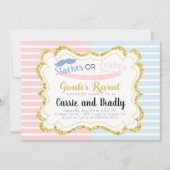 Stress oder Lashes Gender Reveitation Einladung (Vorderseite)