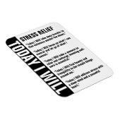 Stress Relief Goals Erinnerung anpassen Magnet (Rechte Seite)