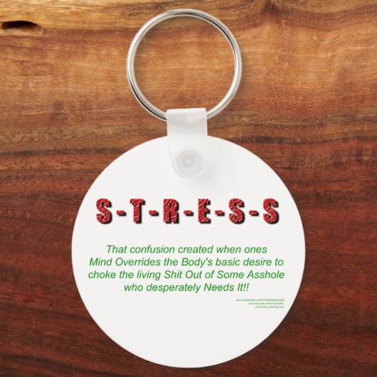 Stress Schlüsselanhänger (Vorderseite)