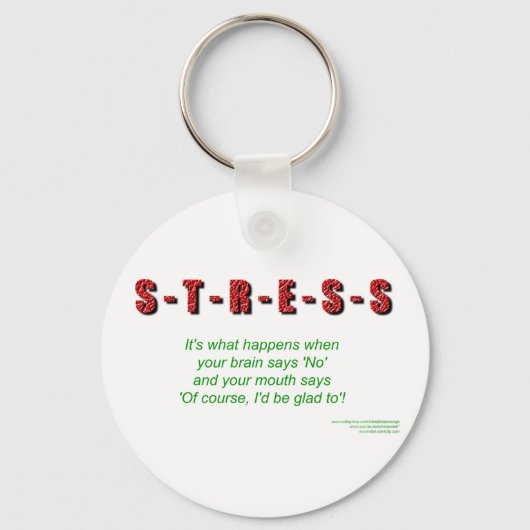 Stress Schlüsselanhänger (Vorderseite)