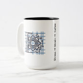 Stress → Strain → Coffee | Mechanical Engineer Mug Zweifarbige Tasse (Vorderseite Links)