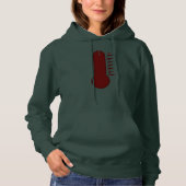 Stress Thermometer Frauengedecktes Sweatshirt (Vorderseite)