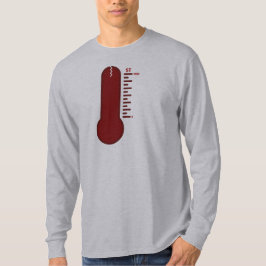 Stress-Thermometer Langarm-T-Shirt T-Shirt