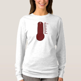 Stress-Thermometer Langarm-T-Shirt T-Shirt